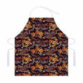 Vintage Dragon Flower Pattern Print Adjustable Apron