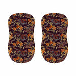Vintage Dragon Flower Pattern Print Bar Stool Covers