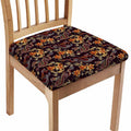 Vintage Dragon Flower Pattern Print Chair Cushion Cover