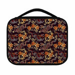 Vintage Dragon Flower Pattern Print Classic Bible Case