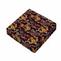 Vintage Dragon Flower Pattern Print Outdoor Seat Cushion Cover