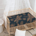 Vintage Dragonfly Pattern Print Baby Crib Sheet