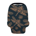 Vintage Dragonfly Pattern Print Baby Seat Cover