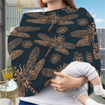 Vintage Dragonfly Pattern Print Baby Seat Cover
