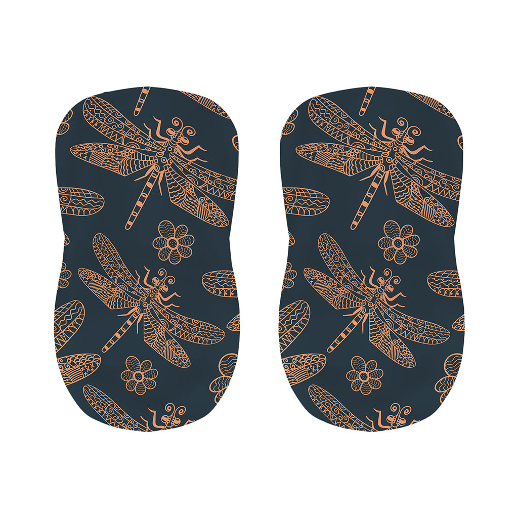 Vintage Dragonfly Pattern Print Bar Stool Covers