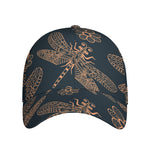 Vintage Dragonfly Pattern Print Baseball Cap