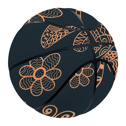 Vintage Dragonfly Pattern Print Basketball