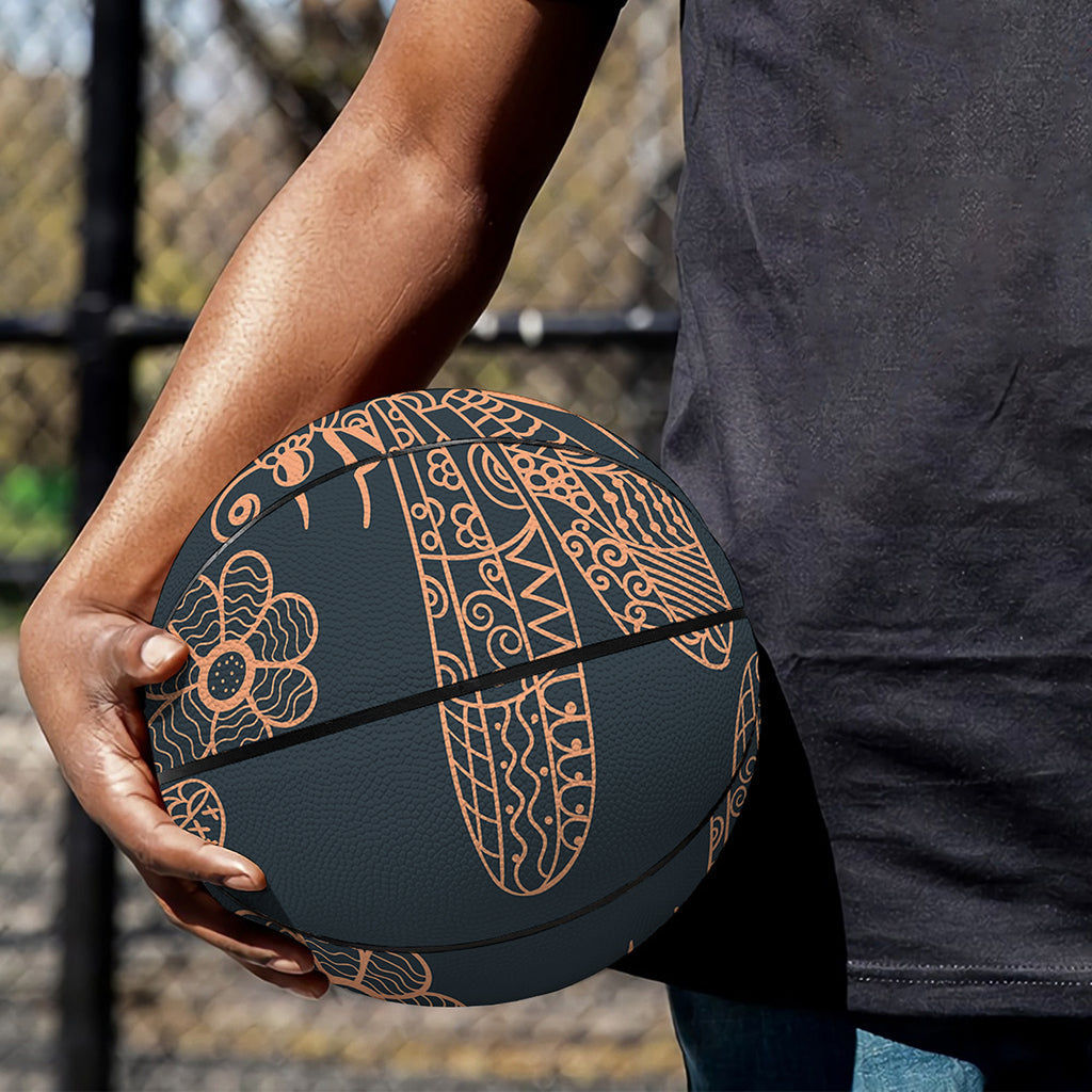 Vintage Dragonfly Pattern Print Basketball