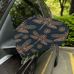 Vintage Dragonfly Pattern Print Car Side Mirror Covers