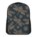 Vintage Dragonfly Pattern Print Casual Backpack