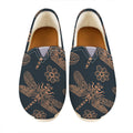 Vintage Dragonfly Pattern Print Casual Shoes