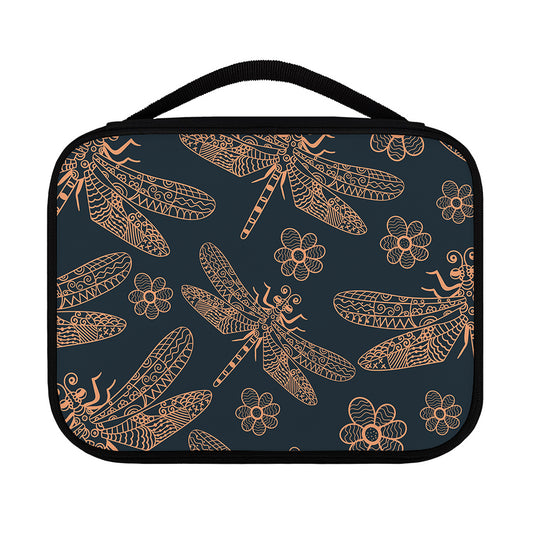 Vintage Dragonfly Pattern Print Classic Bible Case