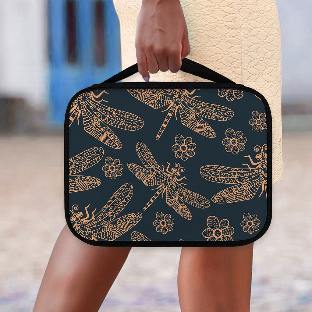 Vintage Dragonfly Pattern Print Classic Bible Case