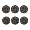 Vintage Dragonfly Pattern Print Coaster Set