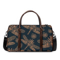 Vintage Dragonfly Pattern Print Duffel Bag