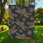 Vintage Dragonfly Pattern Print Garden Flag