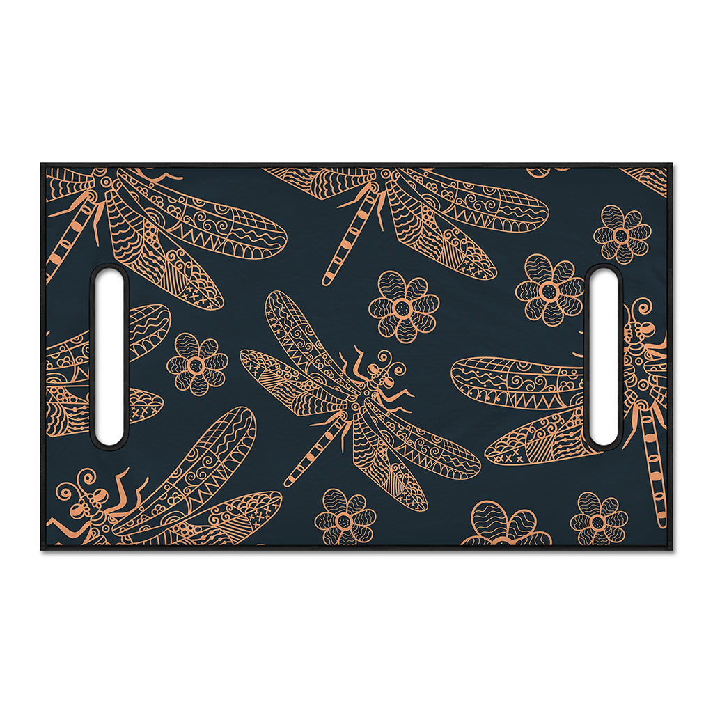 Vintage Dragonfly Pattern Print Golf Cart Seat Cover