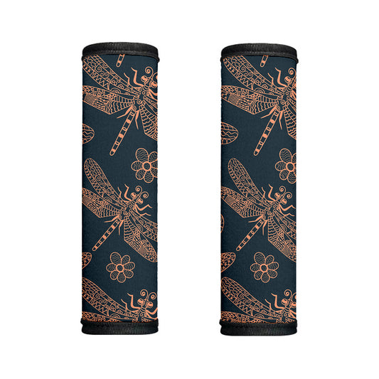 Vintage Dragonfly Pattern Print Handle Covers