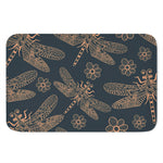 Vintage Dragonfly Pattern Print Indoor Door Mat