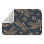 Vintage Dragonfly Pattern Print Indoor Door Mat
