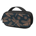 Vintage Dragonfly Pattern Print Portable Cooler Travel Case