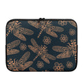 Vintage Dragonfly Pattern Print Laptop Sleeve