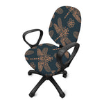 Vintage Dragonfly Pattern Print Office Chair Cover