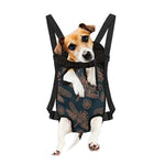 Vintage Dragonfly Pattern Print Pet Carrier Backpack