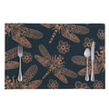 Vintage Dragonfly Pattern Print Placemat