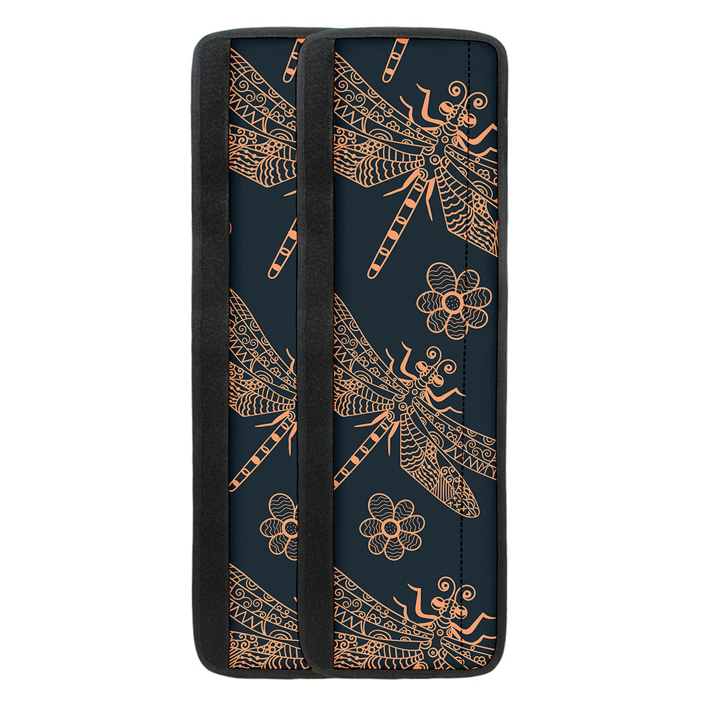 Vintage Dragonfly Pattern Print Refrigerator Handle Covers