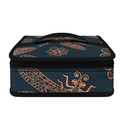 Vintage Dragonfly Pattern Print Small Lunch Bag