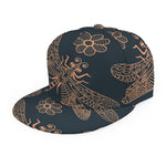 Vintage Dragonfly Pattern Print Snapback Cap