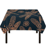 Vintage Dragonfly Pattern Print Tablecloth
