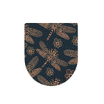 Vintage Dragonfly Pattern Print Toilet Lid Cover