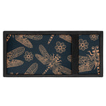 Vintage Dragonfly Pattern Print Trifold Wallet