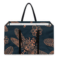 Vintage Dragonfly Pattern Print Utility Tote Bag
