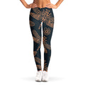 Vintage Dragonfly Pattern Print Women's Leggings