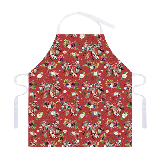 Vintage Dream Catcher Pattern Print Adjustable Apron
