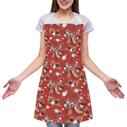 Vintage Dream Catcher Pattern Print Adjustable Apron