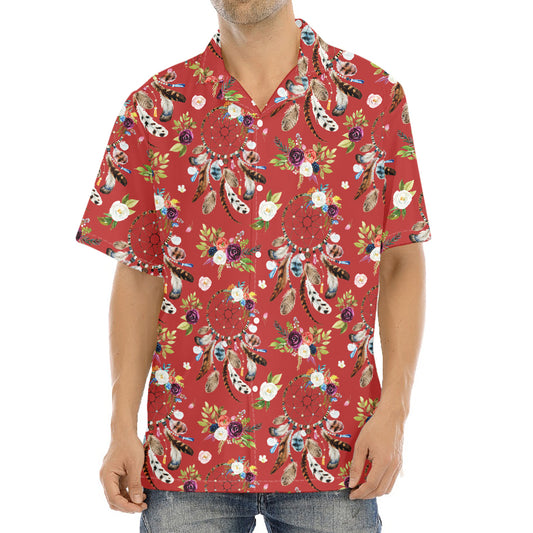 Vintage Dream Catcher Pattern Print Aloha Shirt