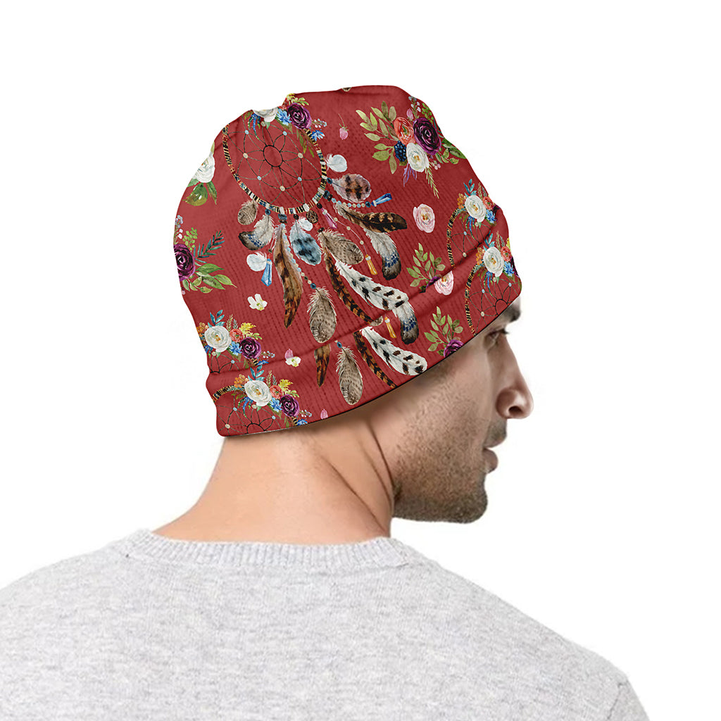Vintage Dream Catcher Pattern Print Beanie