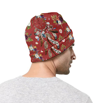Vintage Dream Catcher Pattern Print Beanie