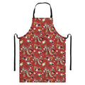 Vintage Dream Catcher Pattern Print Bib Apron With Pocket