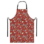 Vintage Dream Catcher Pattern Print Bib Apron With Pocket