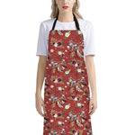 Vintage Dream Catcher Pattern Print Bib Apron With Pocket
