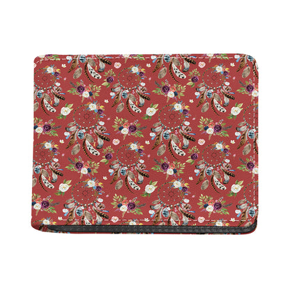 Vintage Dream Catcher Pattern Print Bifold Wallet