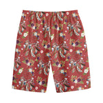 Vintage Dream Catcher Pattern Print Cotton Shorts