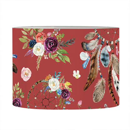Vintage Dream Catcher Pattern Print Drum Lamp Shade