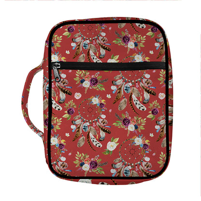 Vintage Dream Catcher Pattern Print Front Pocket Bible Bag
