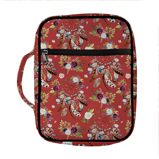 Vintage Dream Catcher Pattern Print Front Pocket Bible Bag